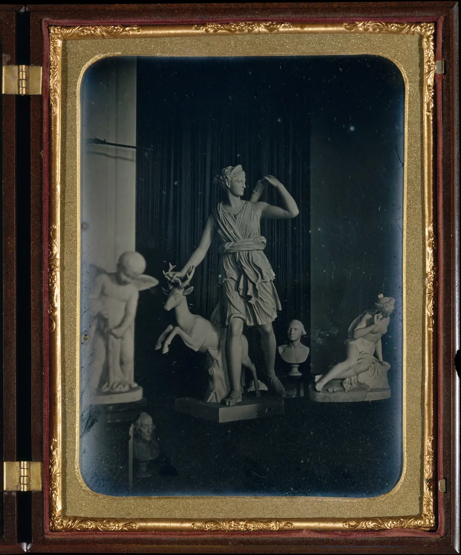 Sculpture Gallery, Boston Athenaeum by Albert Sands Southworth