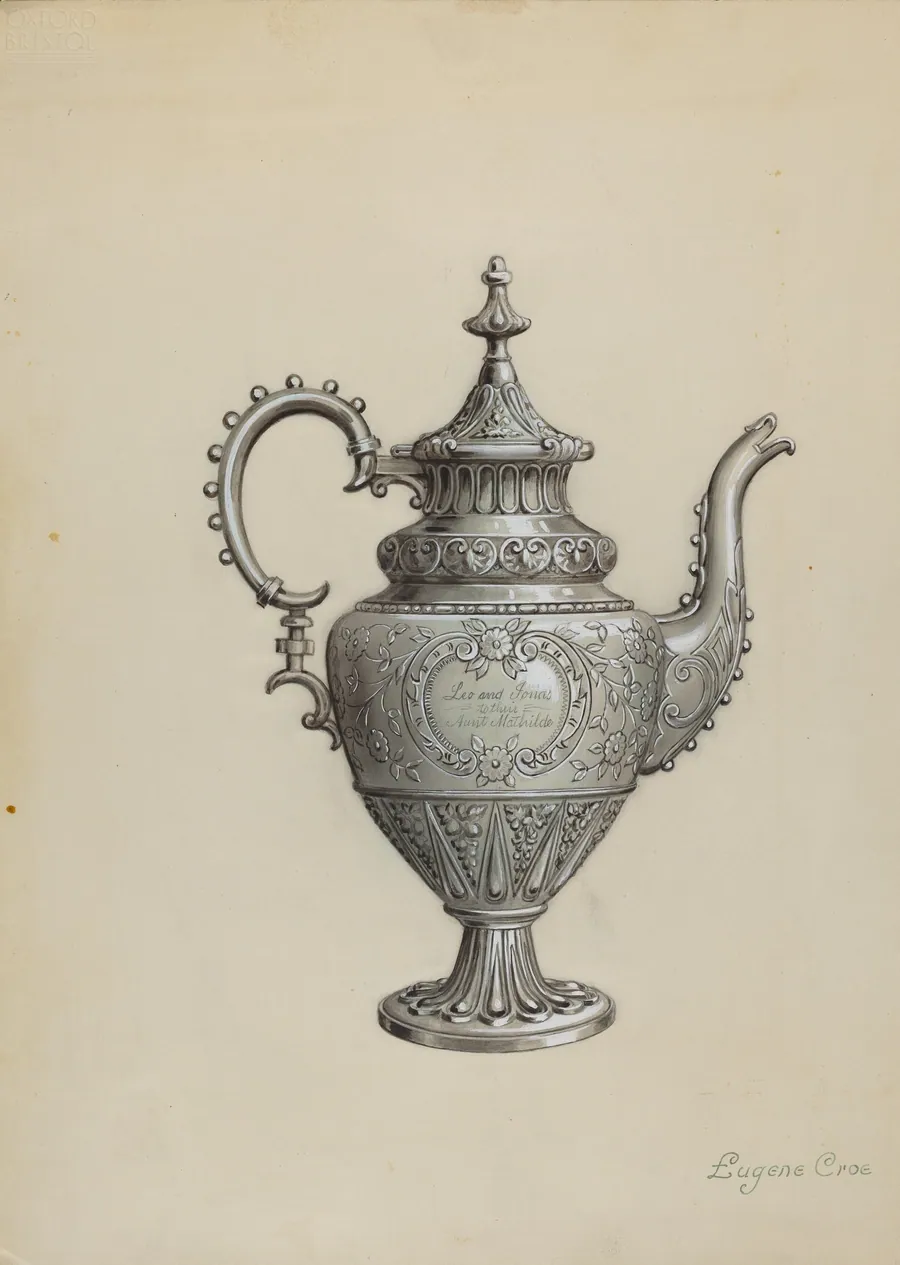 Silver Teapot by Eugene Croe