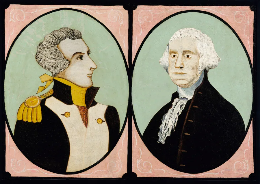 Washington and Lafayette by S. Wehry, n.d.