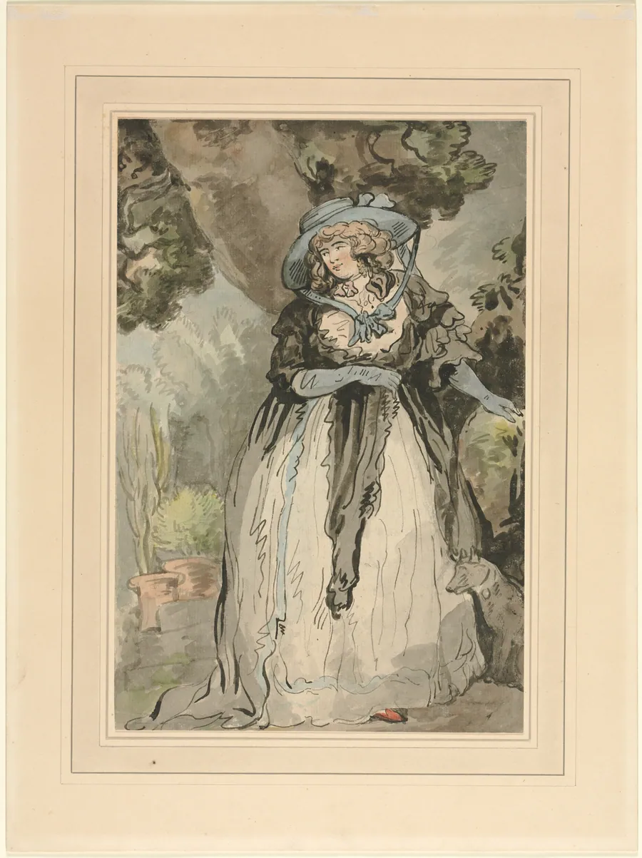 Mrs. Samuel Howitt (née Elizabeth Rowlandson) by George Murgatroyd Woodward