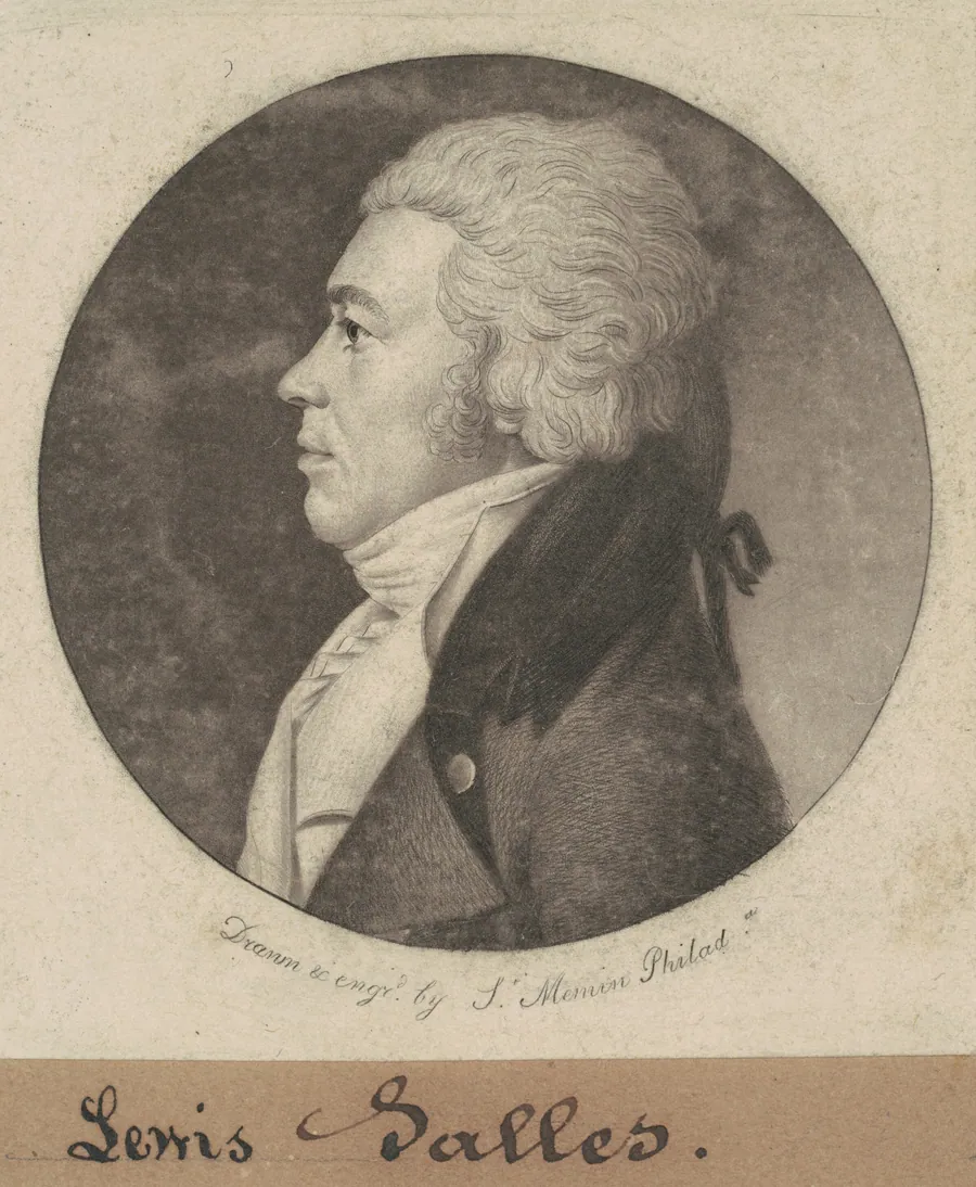 Lewis Salles by Charles B. J. Févret de Saint-Mémin