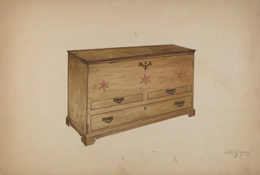 Chest with Drawers by Walter G. Capuozzo