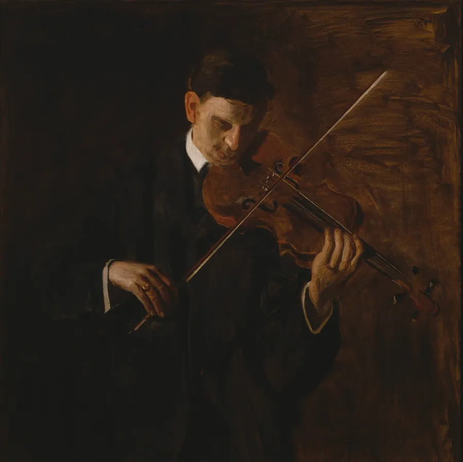 The Violinist by Thomas Eakins, American, b. Philadelphia, Pennsylvania, 1844–1916