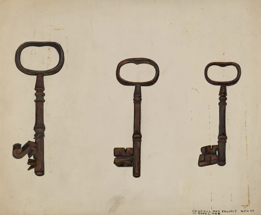 Keys to John Marshall House by Edna Crenshaw Rex