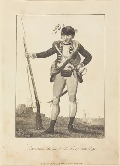 A private Marine of Col. Fourgeoud's Corps