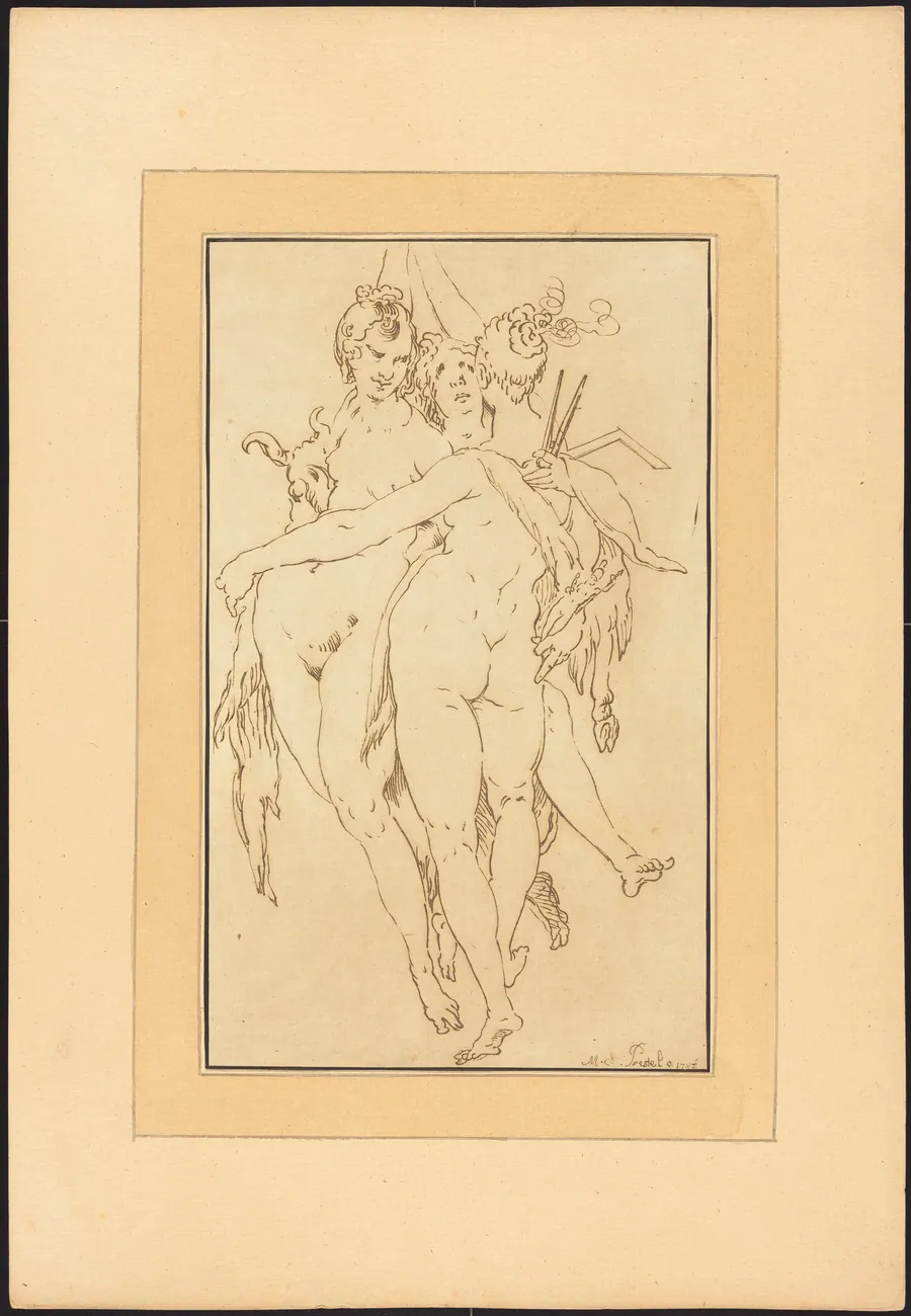 Sculpture, Painting, Architecture by Johann Gottlieb Prestel