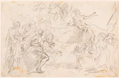 Biblical Scene [verso]