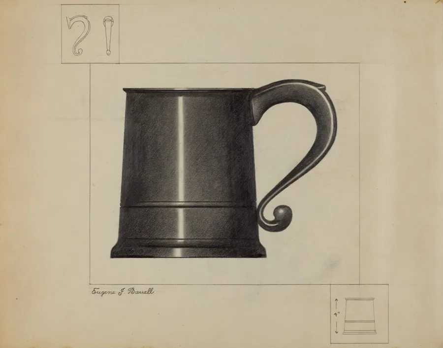 Pewter Mug by Eugene Barrell