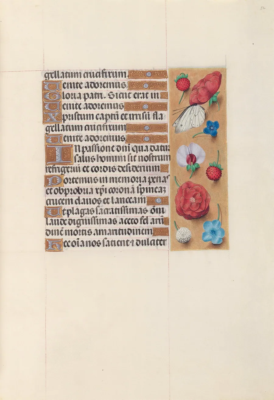 Hours of Queen Isabella the Catholic, Queen of Spain:  Fol. 52r by Master of the First Prayerbook of Maximillian