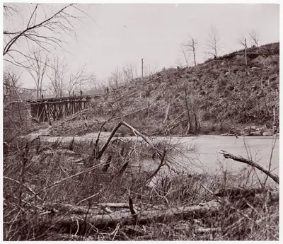 Bull Run. Bridge near Union Mills (destroyed seven times)