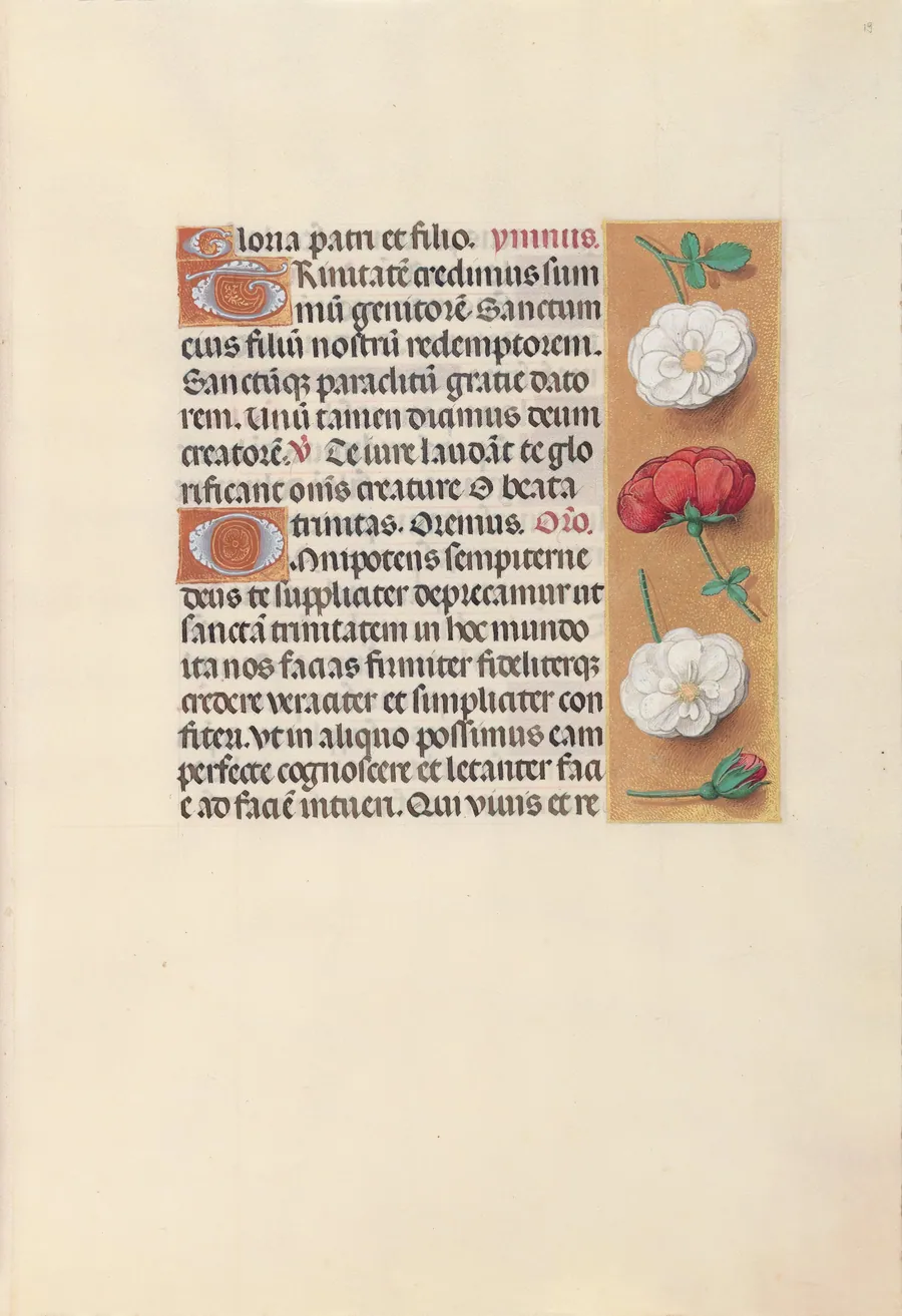Hours of Queen Isabella the Catholic, Queen of Spain:  Fol. 19r by Master of the First Prayerbook of Maximillian