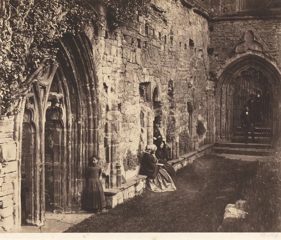 The Cloisters, Tintern Abbey by Roger Fenton