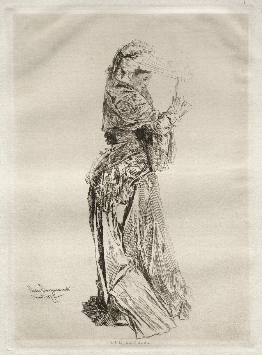 A Genoise by Jules Jacquemart