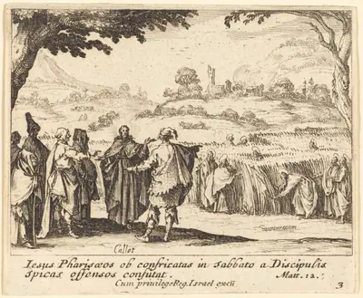Jesus with the Pharisees