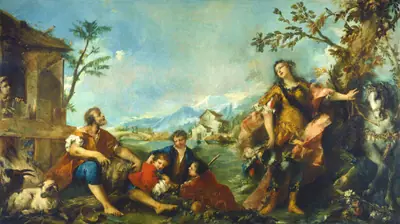 Erminia and the Shepherds