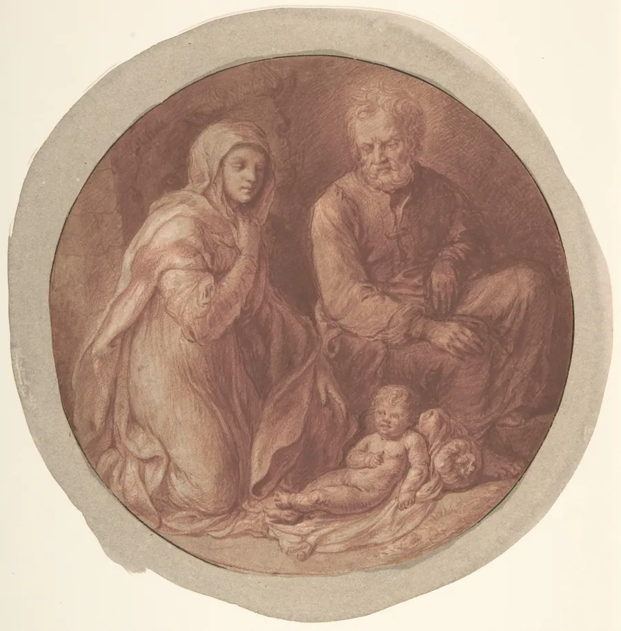 Holy Family in the Stable by Govert Flinck
