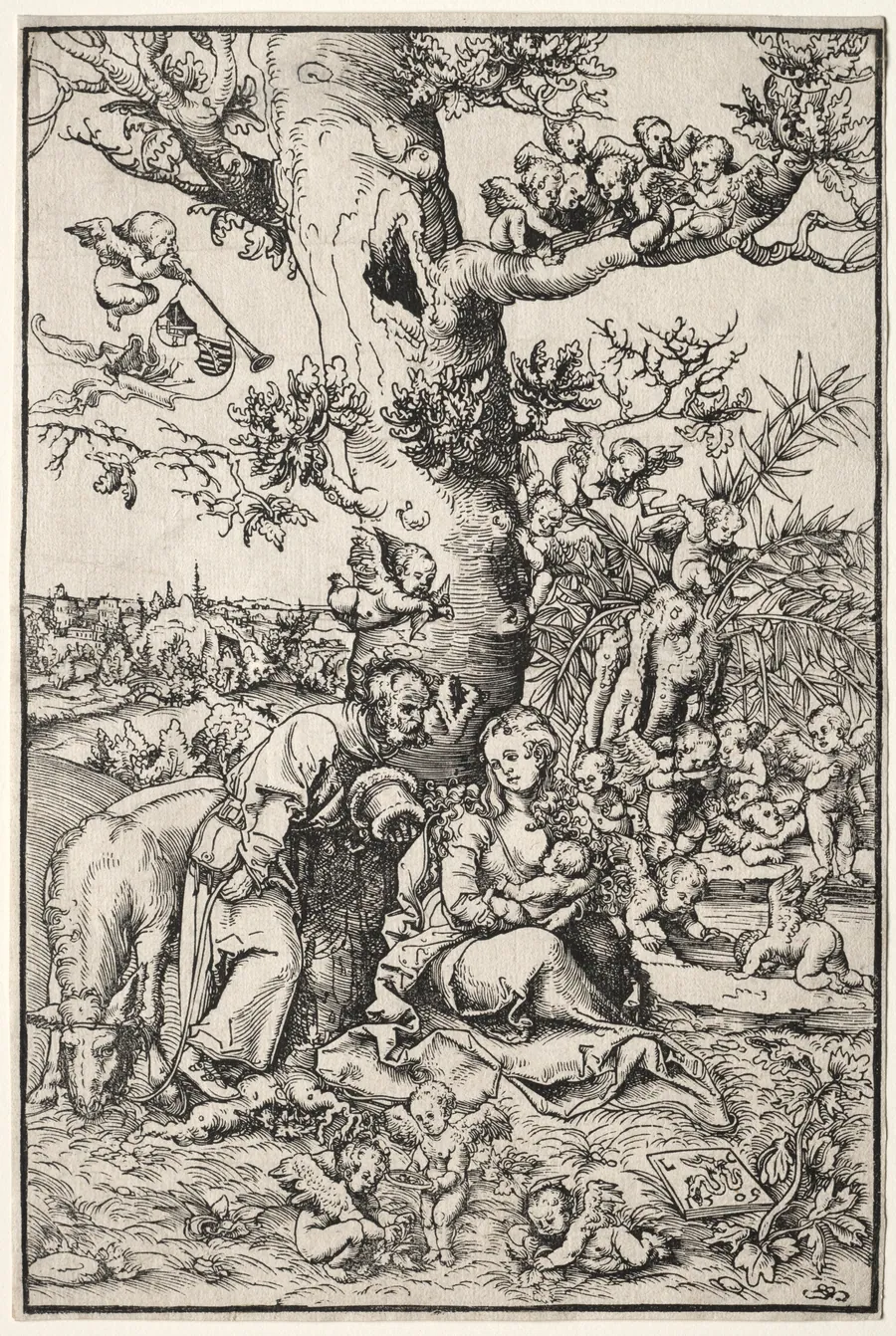Rest on the Flight into Egypt by Lucas Cranach