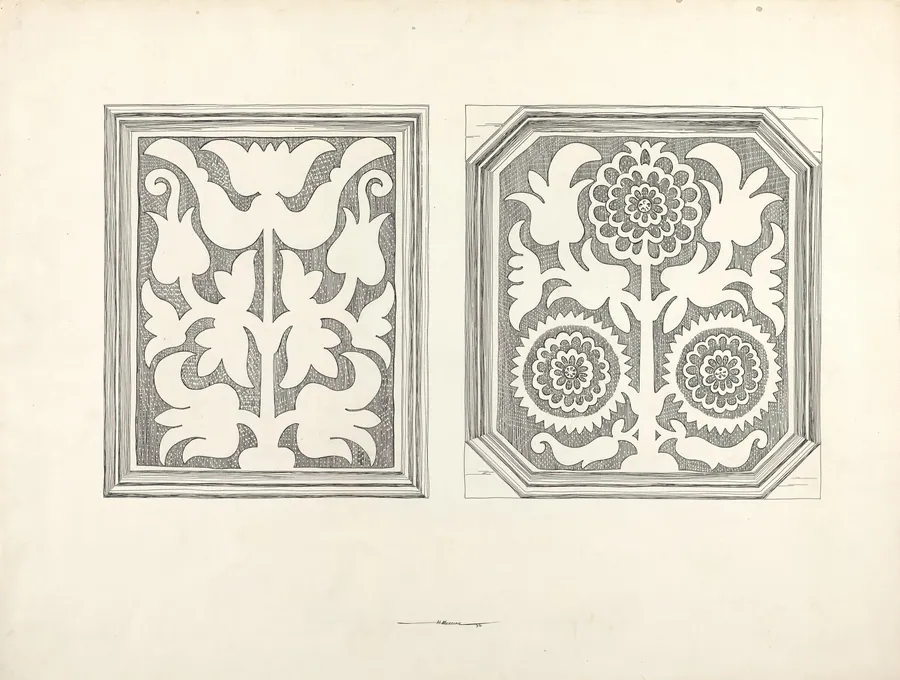 Panels from Hartford Chest by Harold Merriam