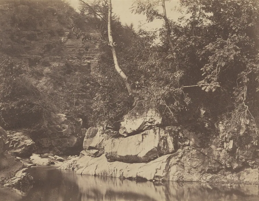 River Scene by G.B. Gething