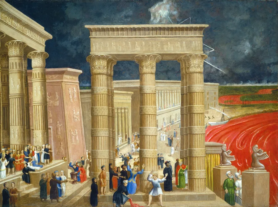 "He Turned Their Waters into Blood" by Erastus Salisbury Field