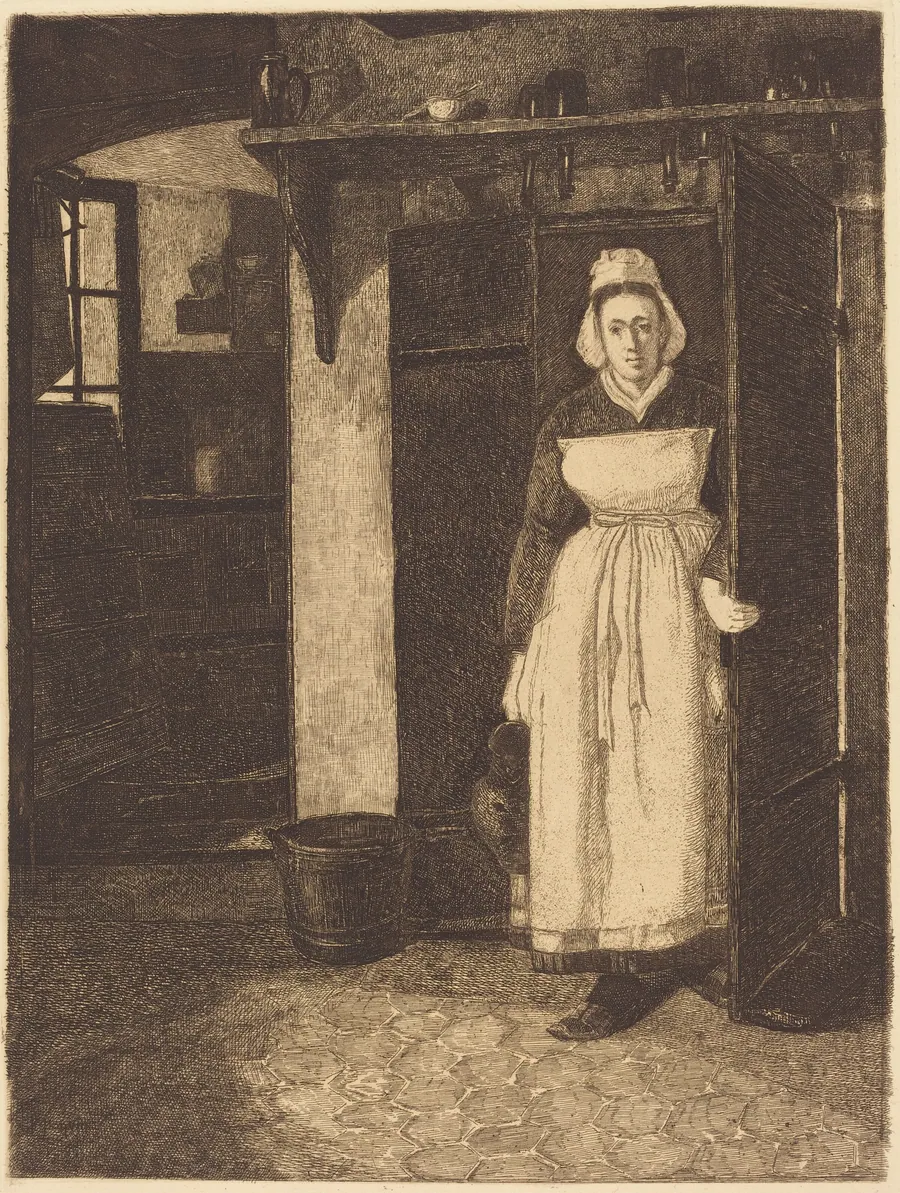 The Basement Door (La Sortie de Cave) by François Bonvin