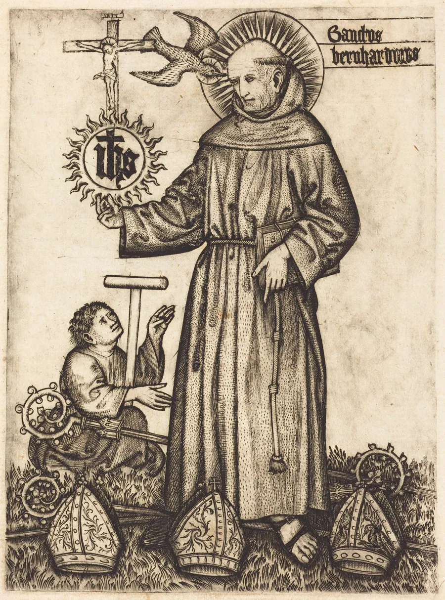 Sanctus Bernhardinus by Master of Balaam
