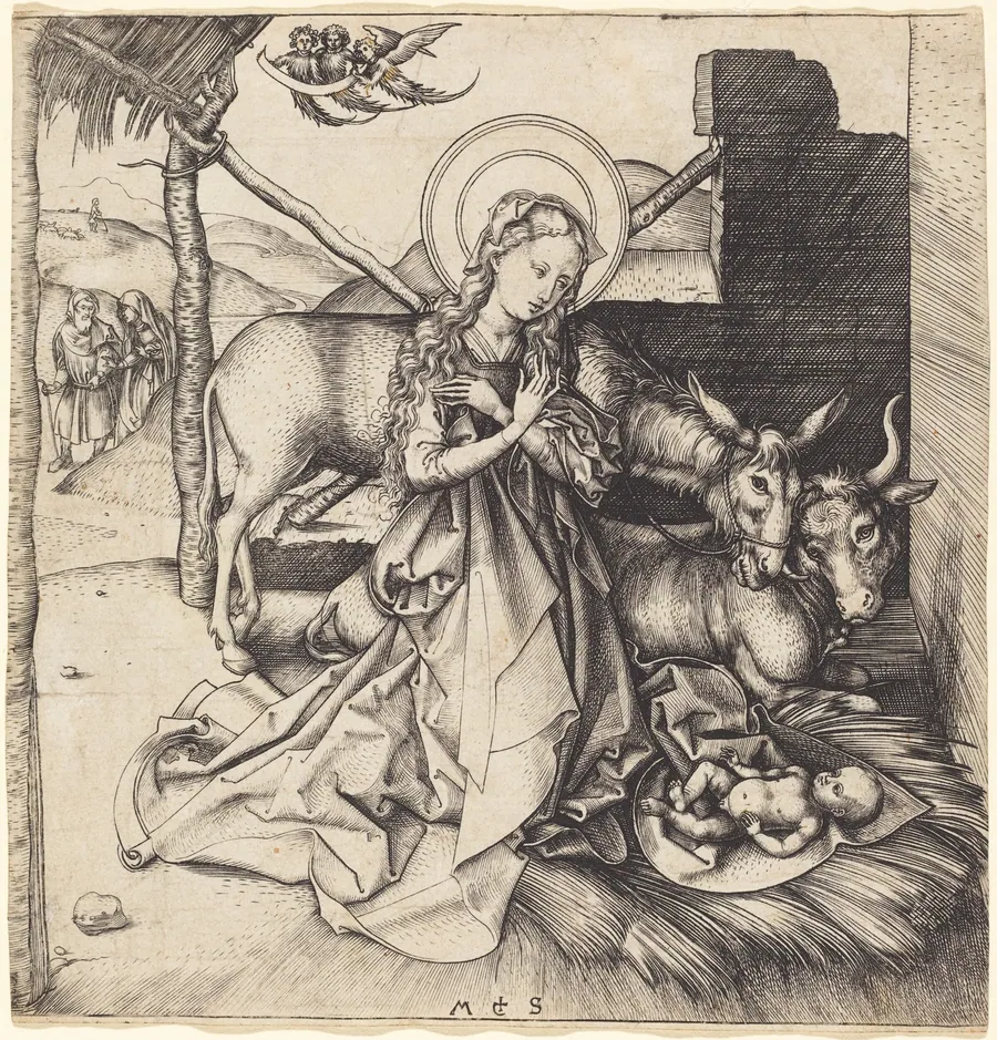 The Nativity by Martin Schongauer