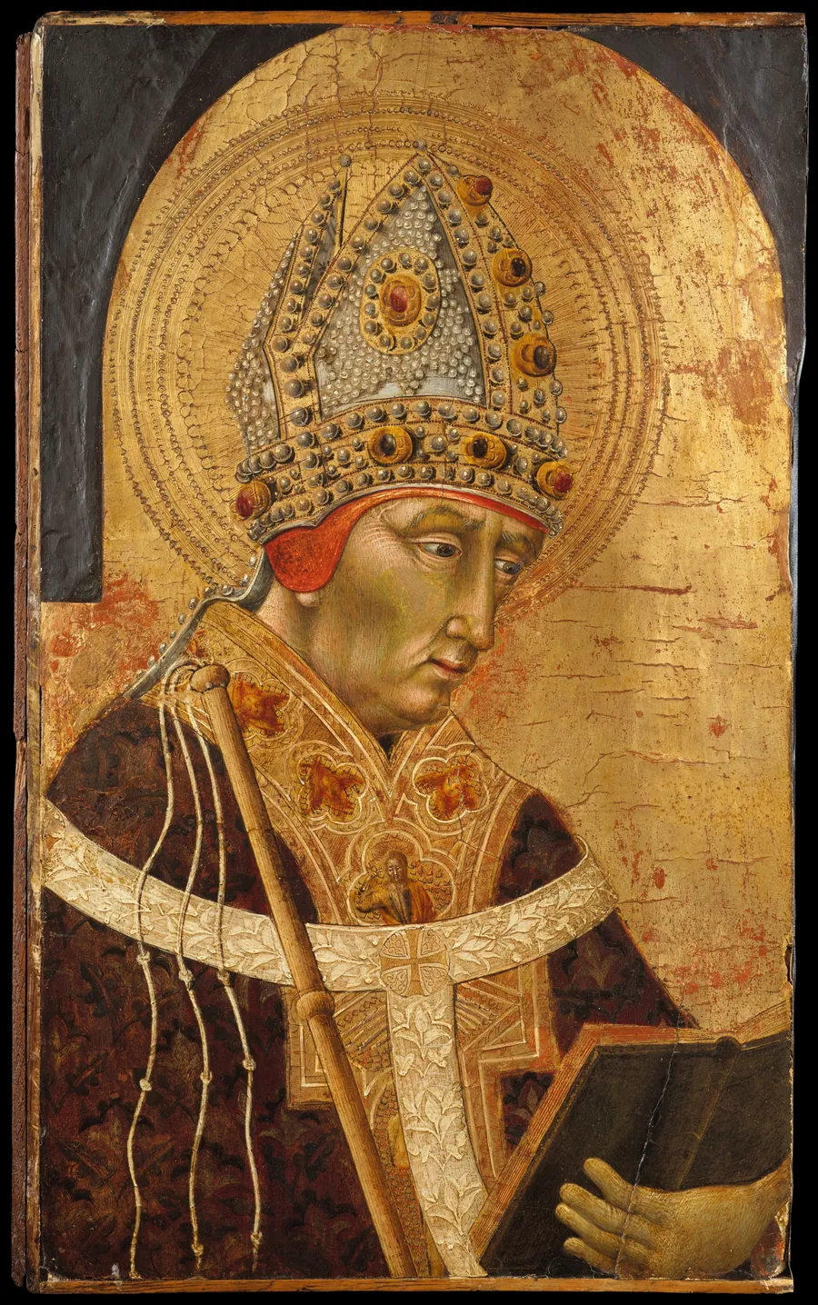 Saint Ambrose by Giovanni di Paolo (Giovanni di Paolo di Grazia)