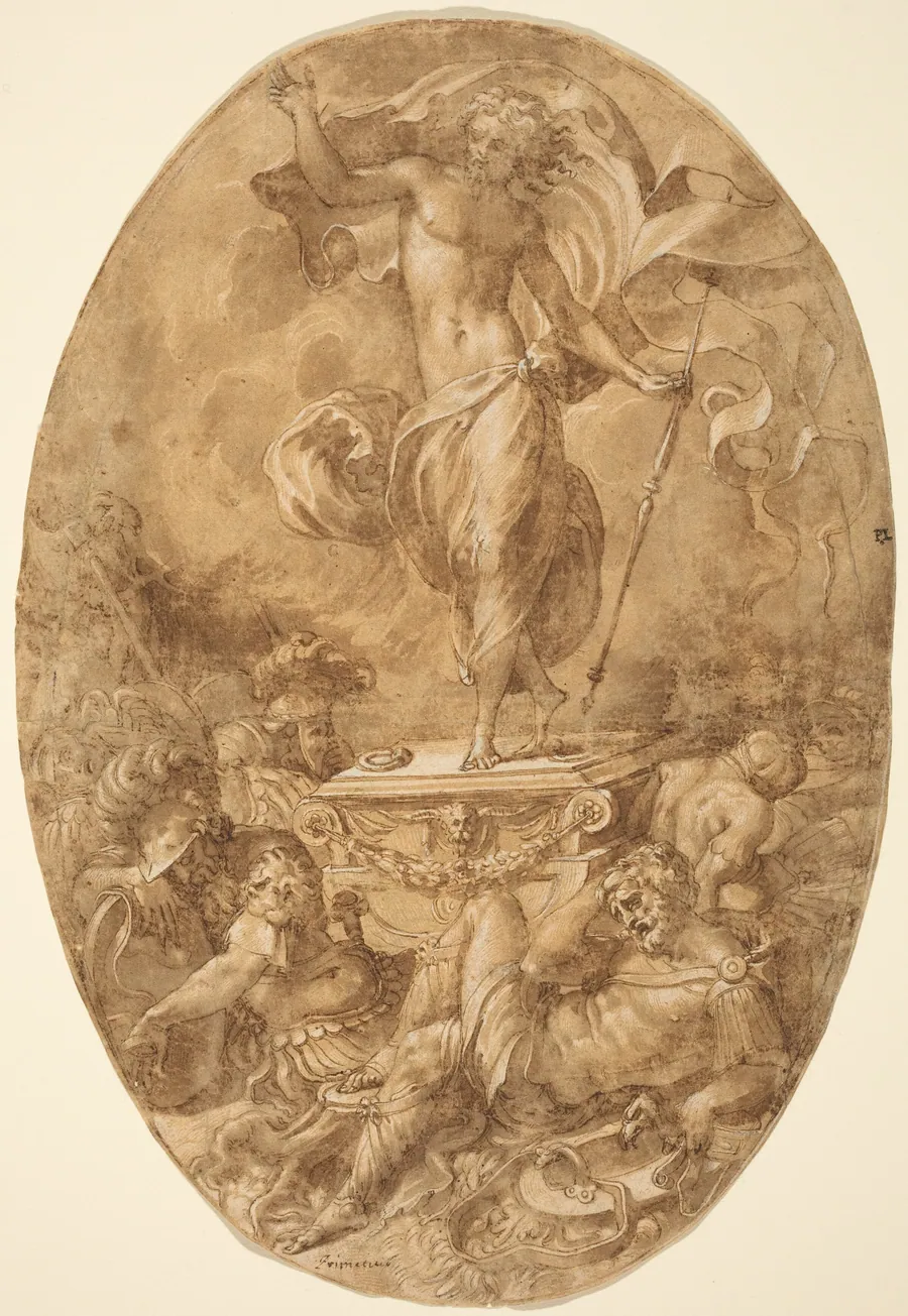 The Resurrection by Francesco Salviati