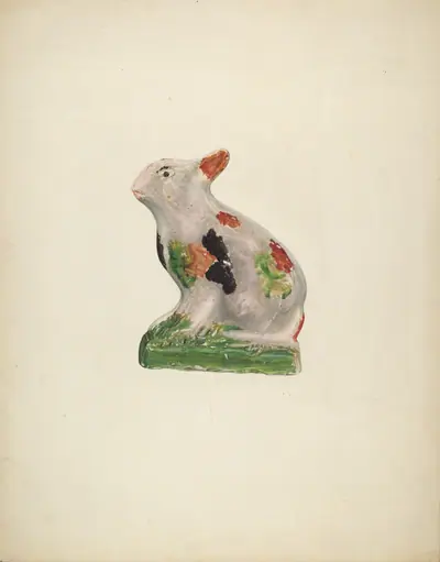 Chalkware Rabbit