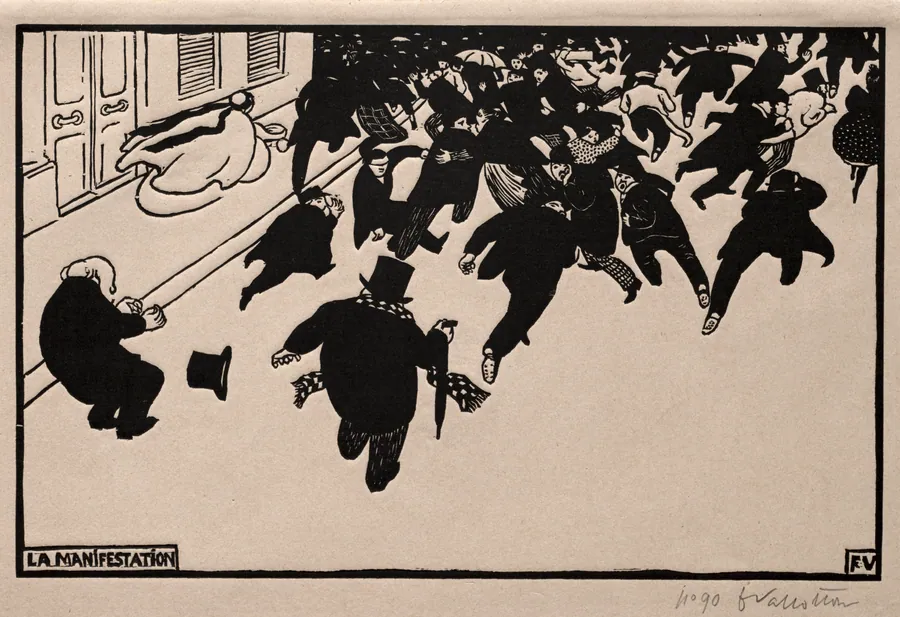 The Protest by Félix Vallotton