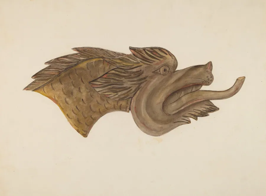 Animal Head by Gerard Barnett