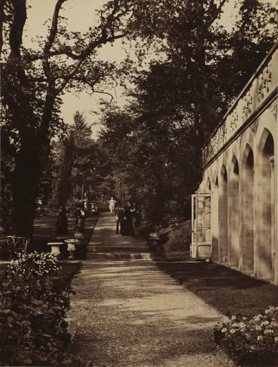 Orangery and Flower Garden at Singleton, Glamorganshire