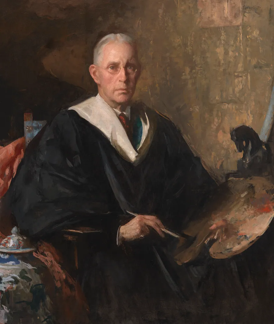 Edmund Charles Tarbell Self-Portrait by Edmund Charles Tarbell, 26 Apr 1862 - 1 Aug 1938