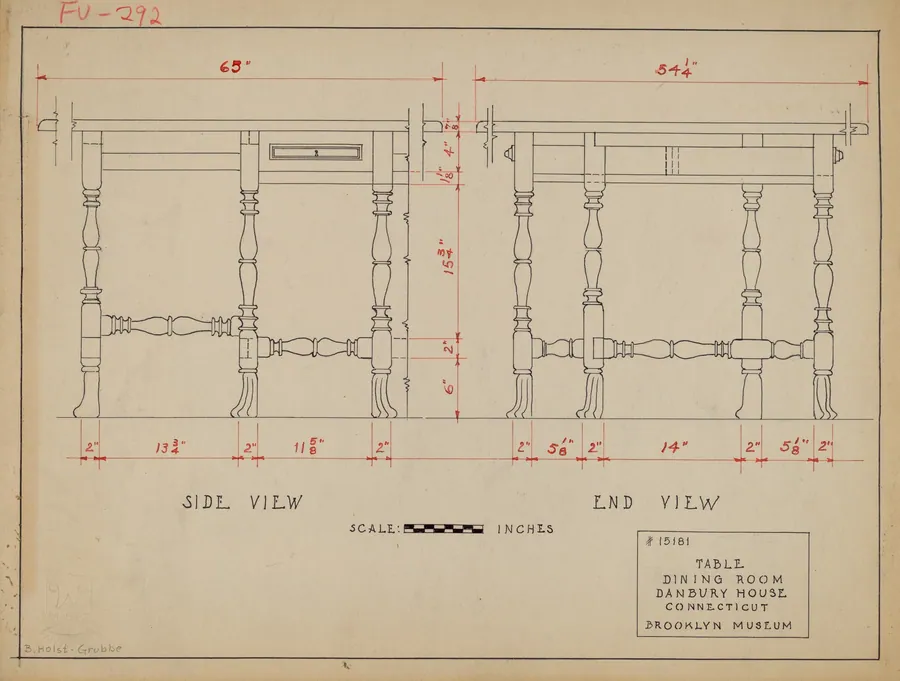 Gate-legged Table by B. Holst-Grubbe