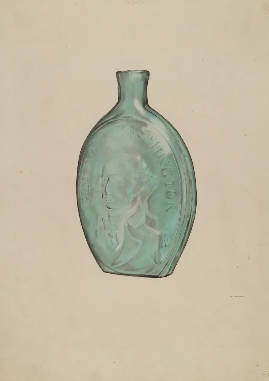 Whiskey Flask by G.A. Spangenberg