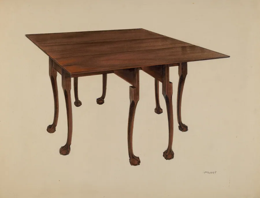 Gatelegged (Table) Ball & Claw Feet by Joseph Sudek