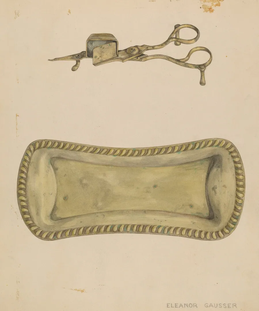 Candle Snuffer and Tray by Eleanor Gausser