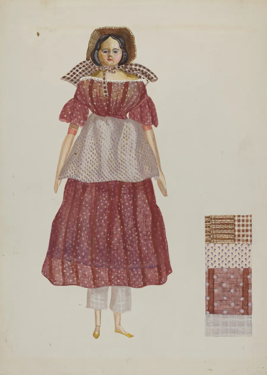Pioneer Doll by Verna Tallman