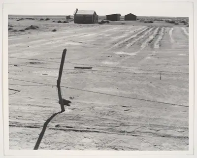 Abandoned Farm in the Dustbowl, Coldwater District, near Dalhart, Texas, June