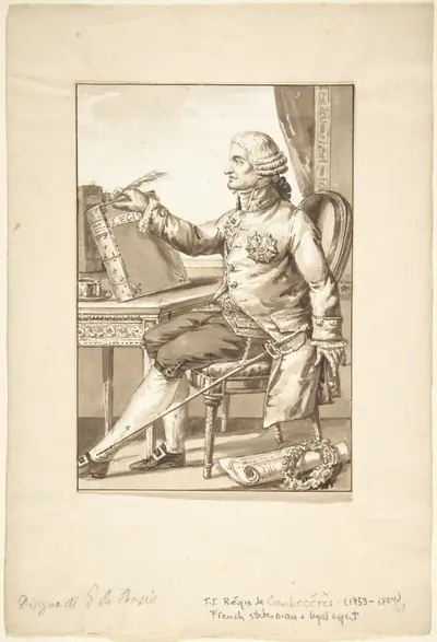 Portrait of J. J. Régis de Cambecérès