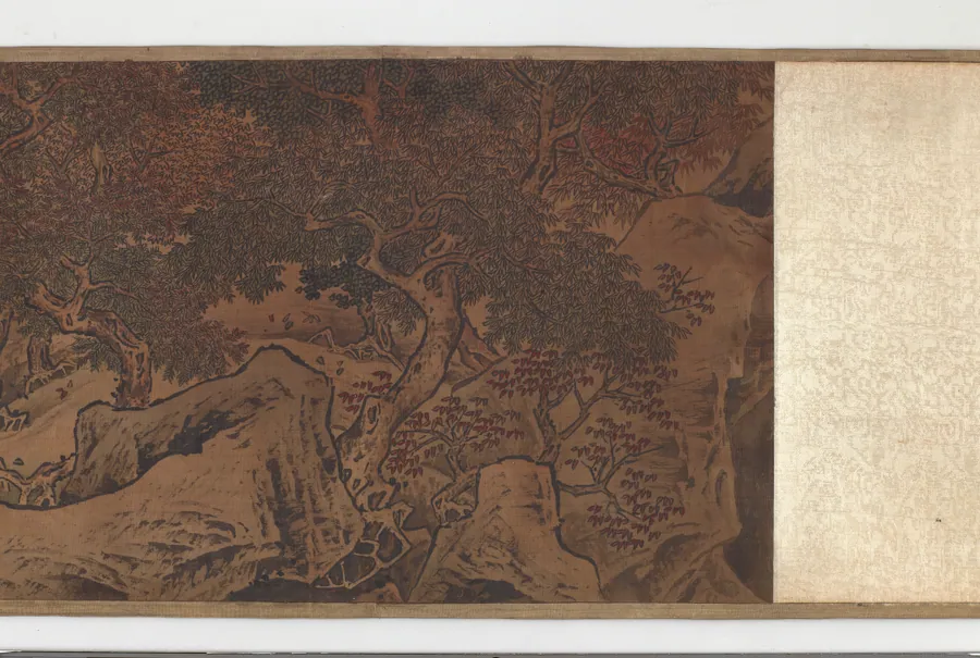 Conversing beside the Hao River by Copy after Li Tang 李唐 (ca. 1050s-after 1130)