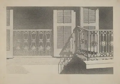 Cast Iron Balcony Rail
