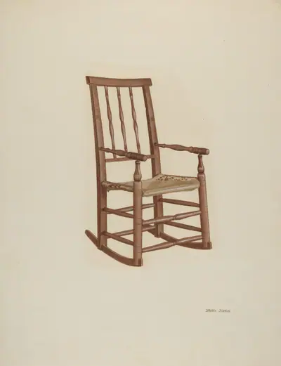 Raw Hide Bottom Rocker