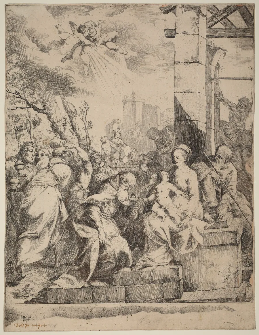 The Adoration of the Magi by Giovanni David