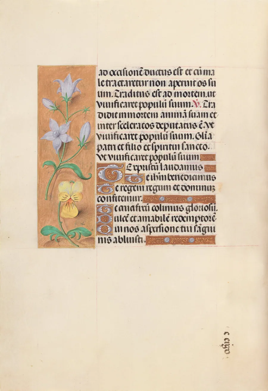 Hours of Queen Isabella the Catholic, Queen of Spain:  Fol. 55v by Master of the First Prayerbook of Maximillian