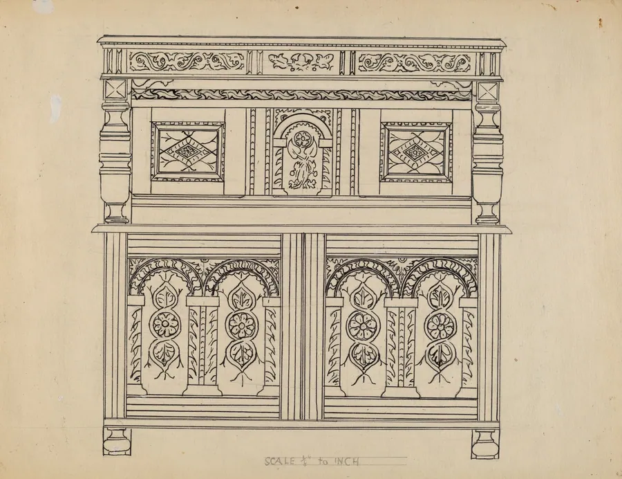 Press Cupboard by Francis Borelli