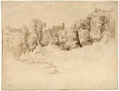 Rock Formations near Olevano