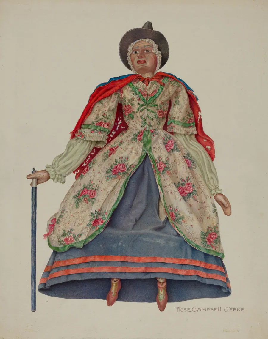 "Mother Goose" marionette by Rose Campbell-Gerke