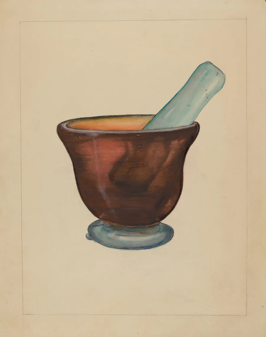 Mortar and Pestle by Eugene Barrell